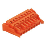 Wago 231 Series Pluggable Connector, 8-Pole, Female, 8-Way, Snap-In, 16A