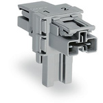 Wago 770 Series Distribution Connector, 2-Pole, Female, Male, Cable Mount, 25A, IP20