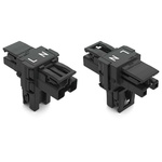 Wago 770 Series Distribution Connector, 2-Pole, Female, Male, Cable Mount, 25A, IP20