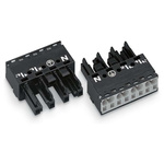 Wago 770 Series Socket, 4-Pole, Female, Cable Mount, 25A, IP20