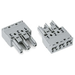 Wago 770 Series Socket, 3-Pole, Female, Cable Mount, 25A, IP20