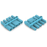 Wago 770 Series Intermediate Coupler, 5-Pole, Female, Male, Cable Mount, 25A, IP20