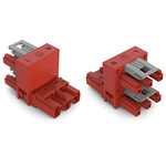 Wago 770 Series Distribution Connector, 3-Pole, Female, Male, Cable Mount, 25A, IP20