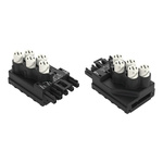 Wago 772 Series Tap-Off Module, 5-Pole, Cable Mount, 25A, IP20