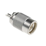 RS PRO, Plug Cable Mount UHF Connector, 50Ω, Solder Termination, Straight Body