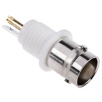 RS PRO, jack Panel Mount BNC Connector, 50Ω, Solder Termination, Straight Body