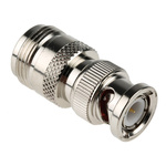 Straight 50Ω RF Adapter BNC Plug to Type N Socket