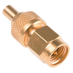 Huber+Suhner Straight 50Ω RF Adapter SMA Plug to MMCX Socket 6GHz