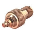 Huber+Suhner Straight 50Ω RF Adapter MMCX Plug to SMA Socket 6GHz