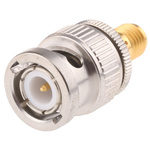 Huber+Suhner Straight 50Ω RF Adapter BNC Plug to SMA Socket
