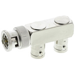 Telegartner Tee 75Ω RF Adapter BNC Plug to BNC Socket 4GHz