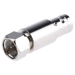 Telegartner Straight RF Adapter BNC Socket to Type F Plug