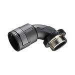 Kopex NEBV Series 32mm 90° Elbow Cable Conduit Fitting, Black 29mm nominal size