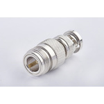 RS PRO Straight 75Ω Coaxial Adapter BNC Plug to N Socket 6GHz