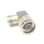 RS PRO Right Angle 50Ω Coaxial Adapter Type N Plug to Type N Socket 6GHz