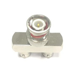 RS PRO Tee 50Ω Coaxial Adapter BNC Plug Plug to BNC Socket 4GHz