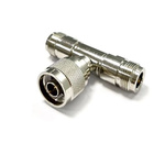 RS PRO Tee 50Ω Coaxial Adapter N Socket to N Socket 11GHz