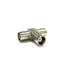 RS PRO Tee 50Ω Coaxial Adapter BNC Socket to BNC Socket 250MHz