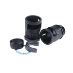 PMA PG21 Straight Cable Conduit Fitting, Black 23mm nominal size