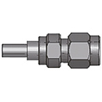 Yuetsu Straight Coax Adapter MMCX Socket to SMA Plug 6GHz