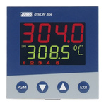 Jumo dTRON PID Temperature Controller, 96 x 96 (1/4 DIN)mm 1 (Analogue) Input, 4 Output Logic, Relay, 110 → 240