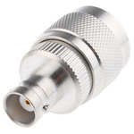 Huber+Suhner Straight 50Ω RF Adapter N Plug to BNC Socket 4GHz