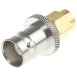 Huber+Suhner Straight 50Ω RF Adapter SMA Plug to BNC Socket 4GHz