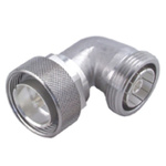 Huber+Suhner Right Angle 50Ω RF Adapter 7/16 Plug to 7/16 Socket 7.5GHz