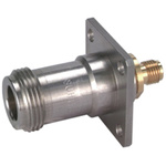 Huber+Suhner Straight 50Ω RF Adapter N Socket to SMA Socket 18GHz