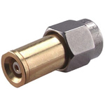 Huber+Suhner Straight 50Ω RF Adapter SMA Plug to MMBX Socket 6GHz