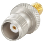 Rosenberger Straight 50Ω RF Adapter TNC Socket to SMA Socket 10GHz