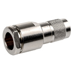 RS PRO, Plug Cable Mount TNC Connector, 50Ω, Solder Termination, Straight Body