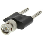 Telegartner Tee RF Adapter BNC Plug to Banana Plug