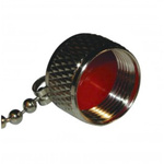 Amphenol RF RF Connector Dust Cap for N Type Connector Female  Cord Included
