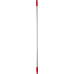 Vikan Red Anodised Aluminium, Polypropylene Mop Handle, 1.46m