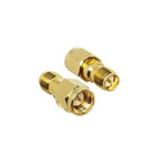 Linx Straight Coaxial Adapter SMA Plug to R-SMA Plug 0 → 18GHz