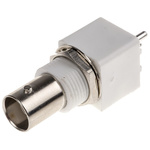 RS PRO, jack PCB Mount BNC Connector, 50Ω, Through Hole Termination, Straight Body