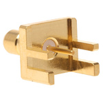 RS PRO, jack Panel Mount SMB Connector, 50Ω, Solder Termination, Straight Body