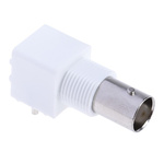 RS PRO, jack PCB Mount BNC Connector, 50Ω, Through Hole Termination, Right Angle Body