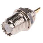 RS PRO, jack UHF Connector, 50Ω, Solder Termination, Straight Body