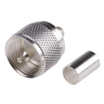 RS PRO, Plug Cable Mount UHF Connector, 75Ω, Crimp Termination, Straight Body