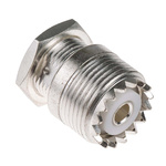 RS PRO, jack Cable Mount UHF Connector, 50Ω, Solder Termination, Straight Body