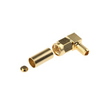 RS PRO, Plug Cable Mount SMA Connector, 50Ω, Crimp Termination, Right Angle Body