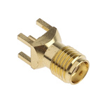 RS PRO, jack PCB Mount SMA Connector, Solder Termination, Straight Body