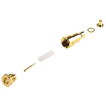RS PRO, Plug Cable Mount SMB Connector, 50Ω, Clamp Termination, Straight Body