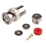 RS PRO, Plug Cable Mount BNC Connector, 50Ω, Clamp Termination, Straight Body