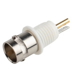 RS PRO, jack Panel Mount BNC Connector, 75Ω, Solder Termination, Straight Body