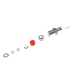 RS PRO, jack Cable Mount BNC Connector, 75Ω, Clamp Termination, Straight Body