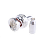 RS PRO, Plug Cable Mount BNC Connector, 75Ω, Crimp Termination, Straight Body