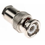 RS PRO, Plug Cable Mount BNC Connector, 75Ω, Clamp Termination, Straight Body